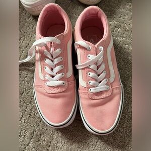 Girls pink Vans shoe